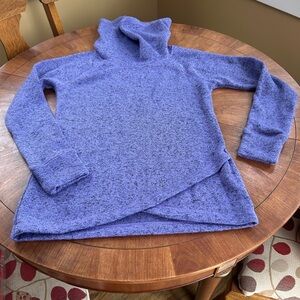 So soft heathered periwinkle pullover NEW